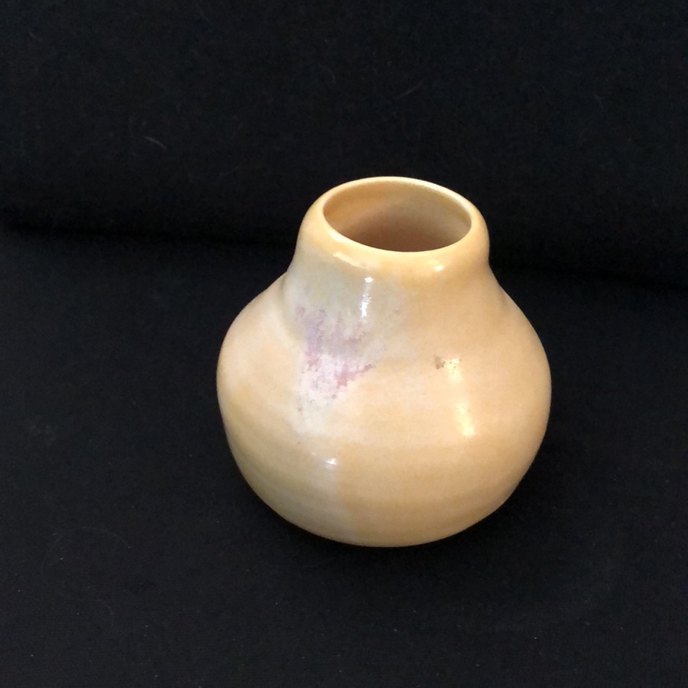 Handmade ceramic mini bud vase